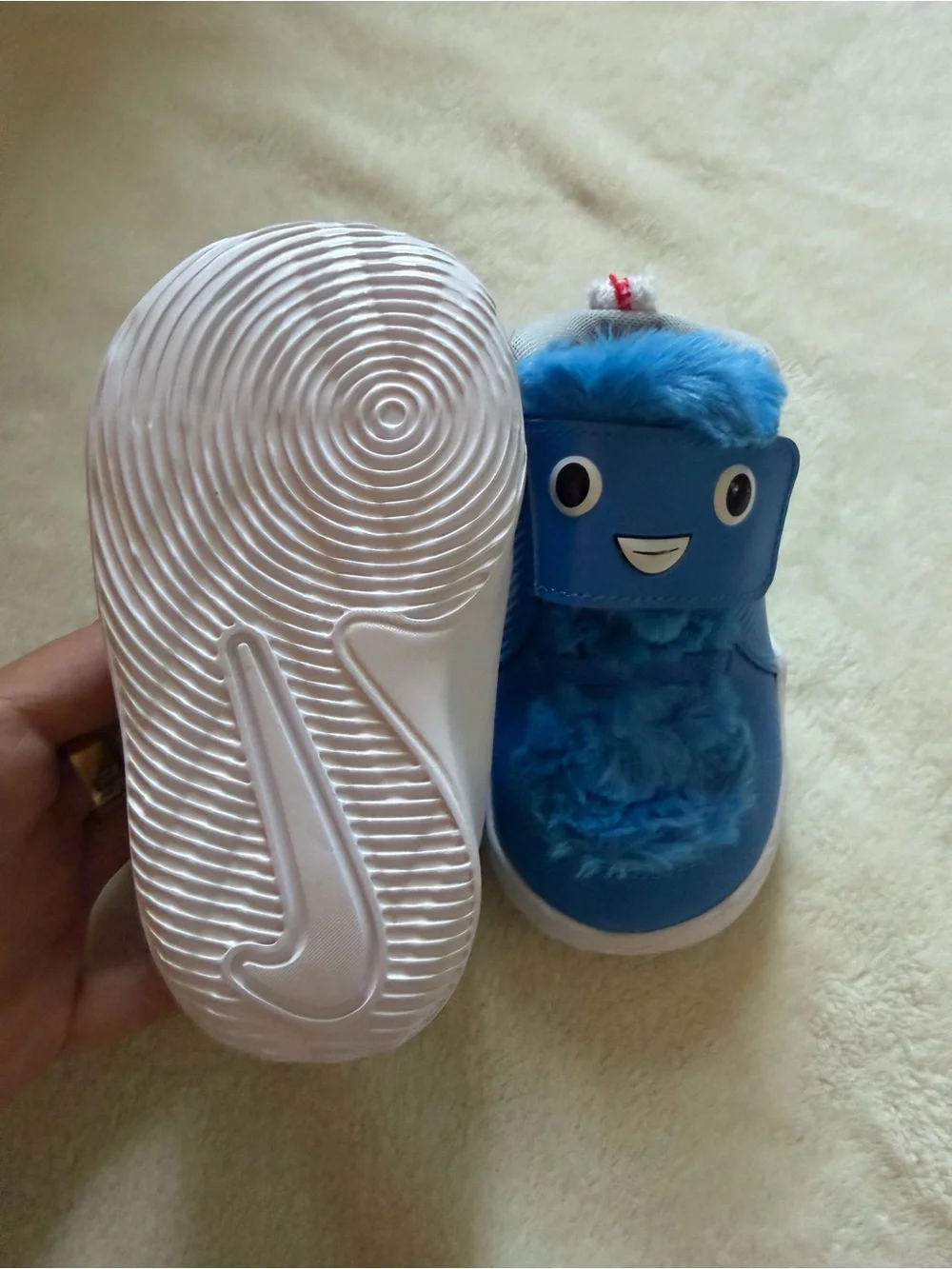 Nike Kids Blue Furry Character Sneakers